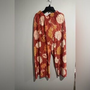 Urban Outfitters Floral Wide Leg Pants